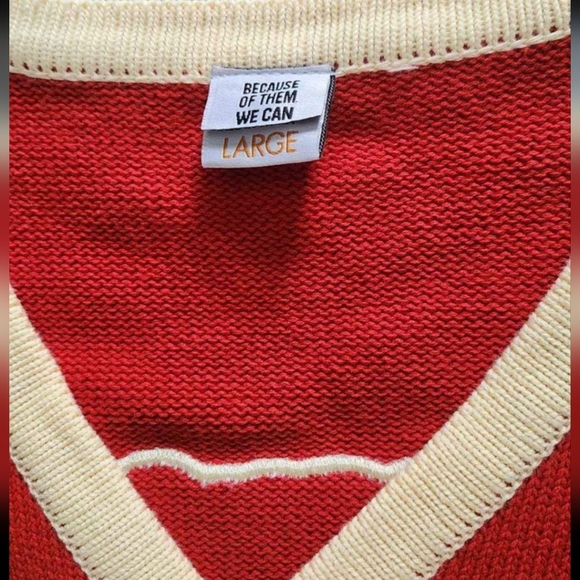 BECAUSE OF THEM WE CAN cardigan Sweater - Picture 4 of 4